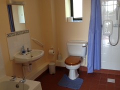 Downstairs wet room